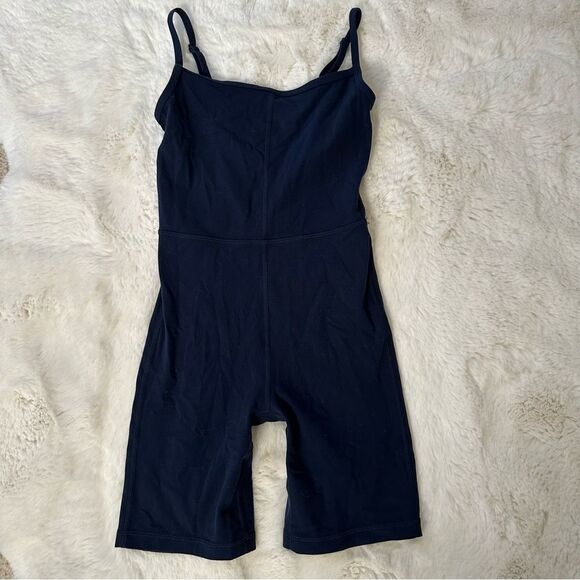 Aritzia Wilfred Free divinity romper in navy blue - Picture 4 of 10